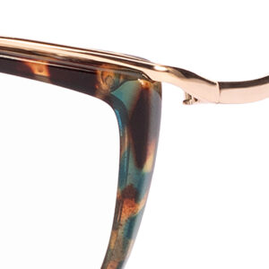 Lille TORTOISE BLUE/GOLD - obrazek 4